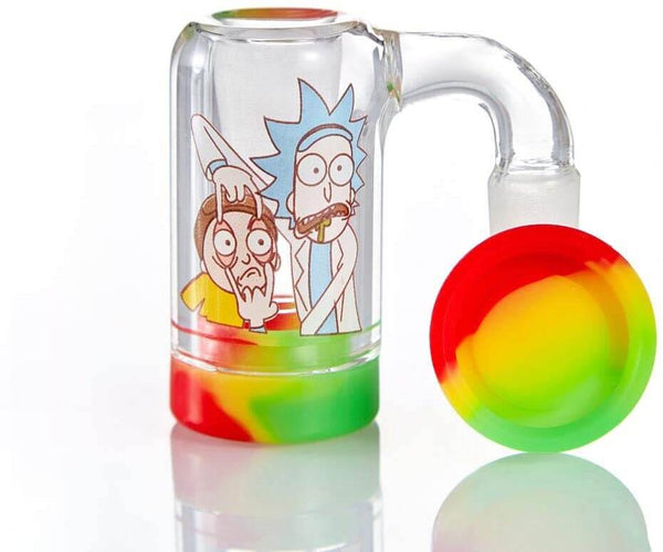 Waxmaid  Rick & Morty Mini Glass Dab Rig