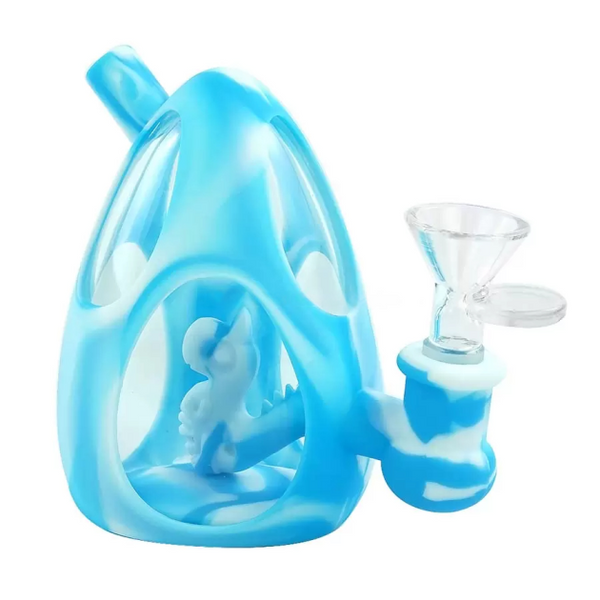 Gotoke 4.4 Yoshi Egg Silicone Glass Bubbler - Toke Shed